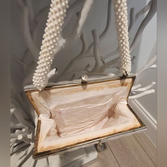 Vintage Handbag, with bubble beads and lucite trim! - Picture 8 of 9